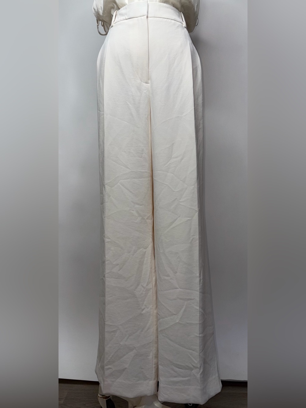 NWT DKNY Women’s Wide-Leg Chinos in Cream